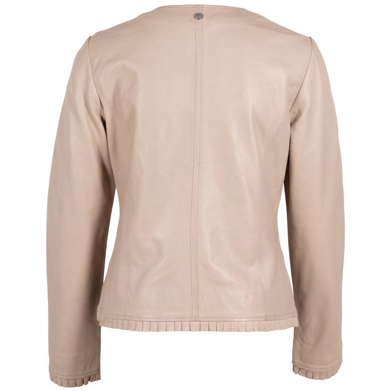 Geaca de Piele Dama Gipsy Bej Deschis GWGlenny – Black Friday