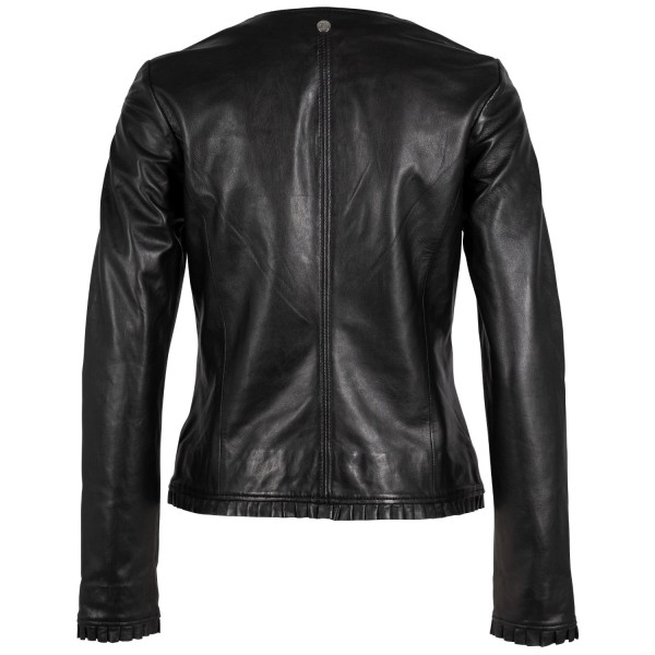 Geaca de Piele Dama Gipsy Neagra GWGlenny – Geci de Piele — fotografia 4