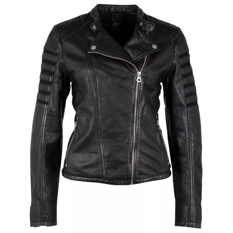 Geaca de Piele Dama Gipsy Neagra GWGwenny – IMBRACAMINTE