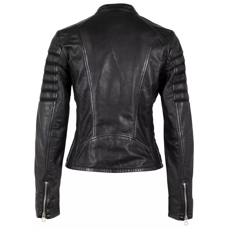 Geaca de Piele Dama Gipsy Neagra GWGwenny – IMBRACAMINTE