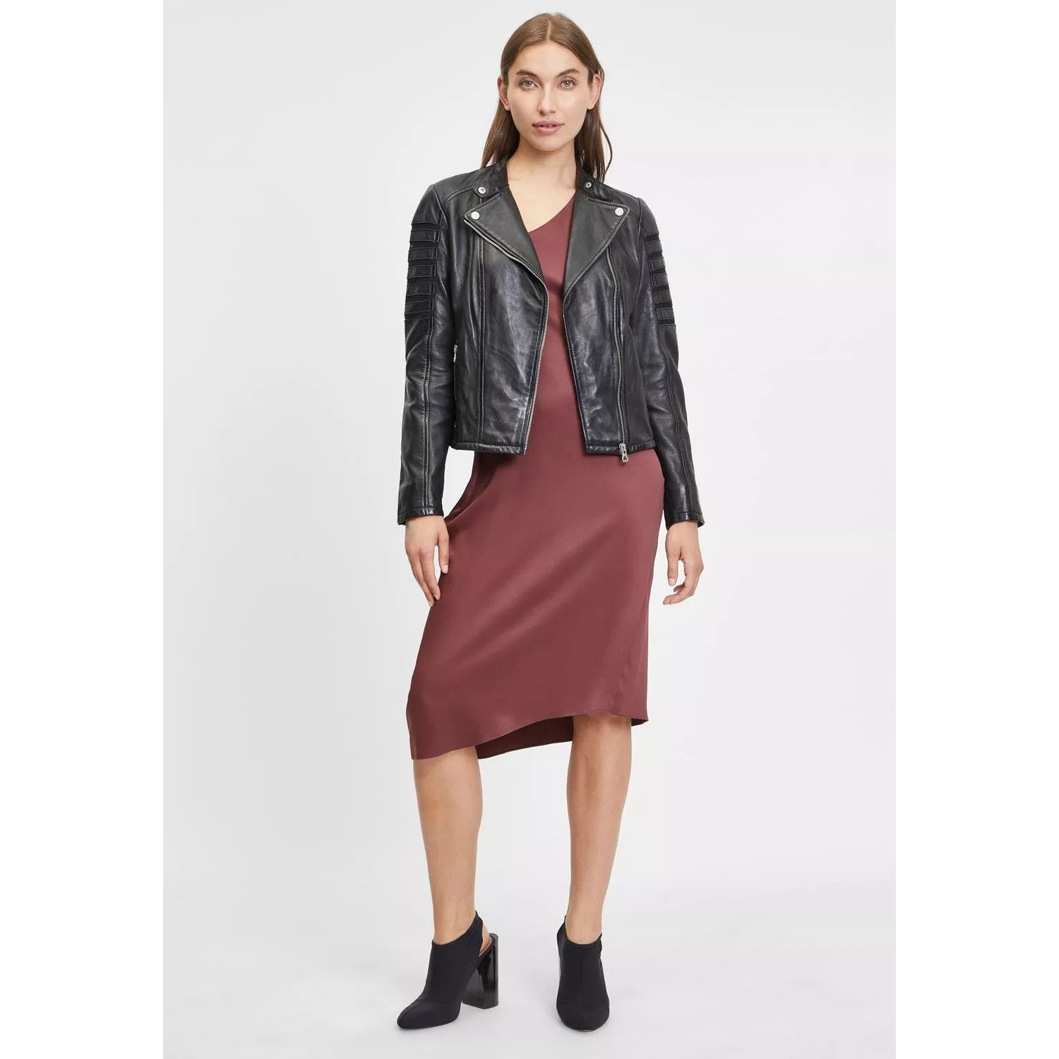 Geaca de Piele Dama Gipsy Neagra GWGwenny – IMBRACAMINTE