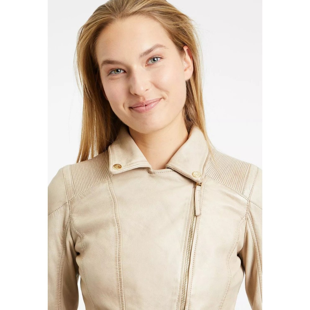 Geaca de Piele Dama Gipsy Bej Deschis GWHazil Geaca de Piele Dama Gipsy Bej Deschis GWHazil - readytowear.ro