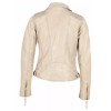 Geaca de Piele Dama Gipsy Bej Deschis GWHazil – IMBRACAMINTE