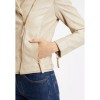 Geaca de Piele Dama Gipsy Bej Deschis GWHazil – IMBRACAMINTE