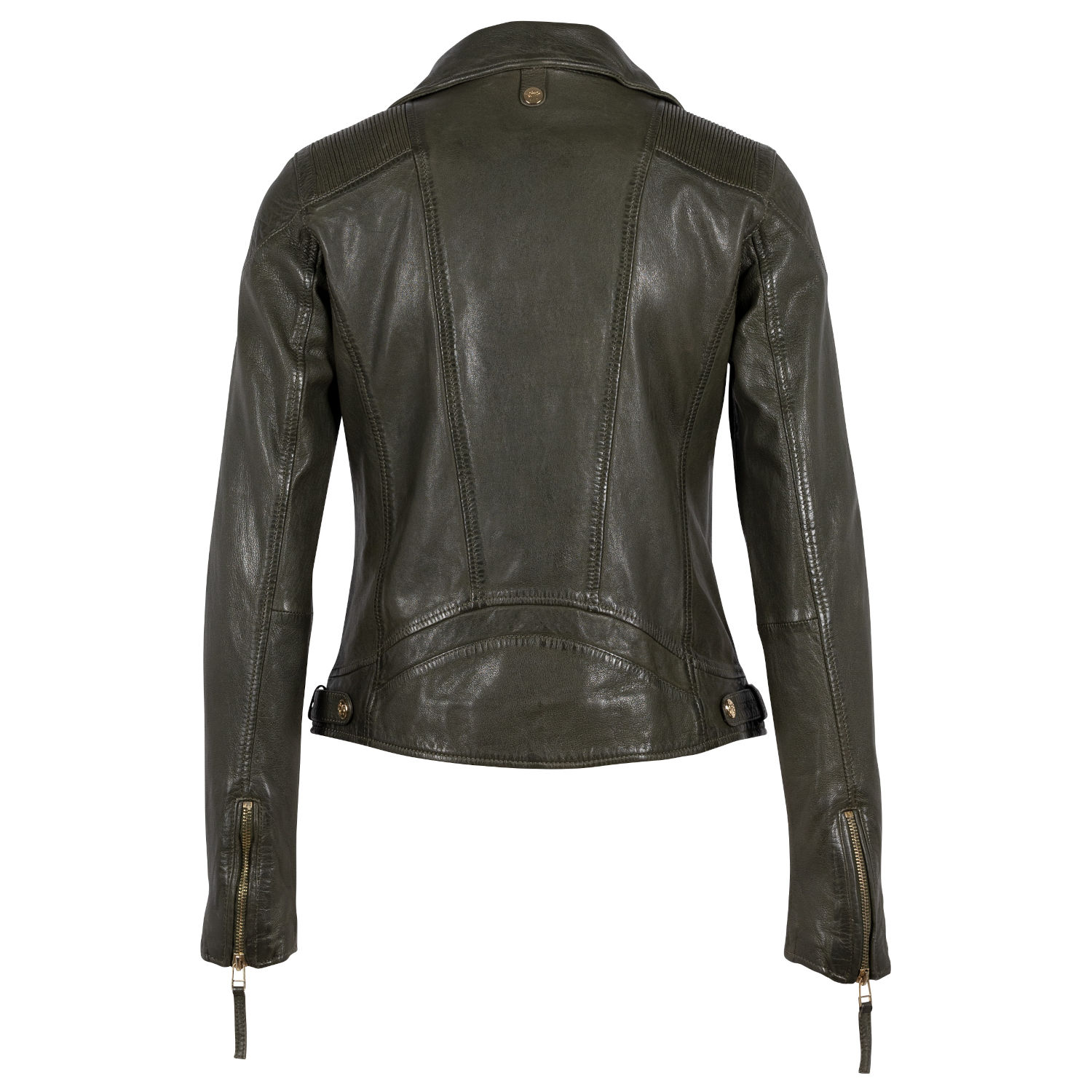 Geaca de Piele Dama Gipsy Verde Inchis GWHazil – IMBRACAMINTE