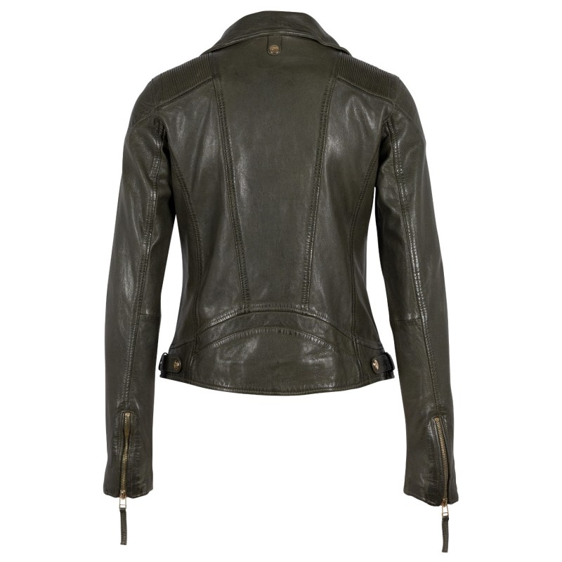 Geaca de Piele Dama Gipsy Verde Inchis GWHazil – Black Friday Geaca de Piele Dama Gipsy Verde Inchis GWHazil – Black Friday