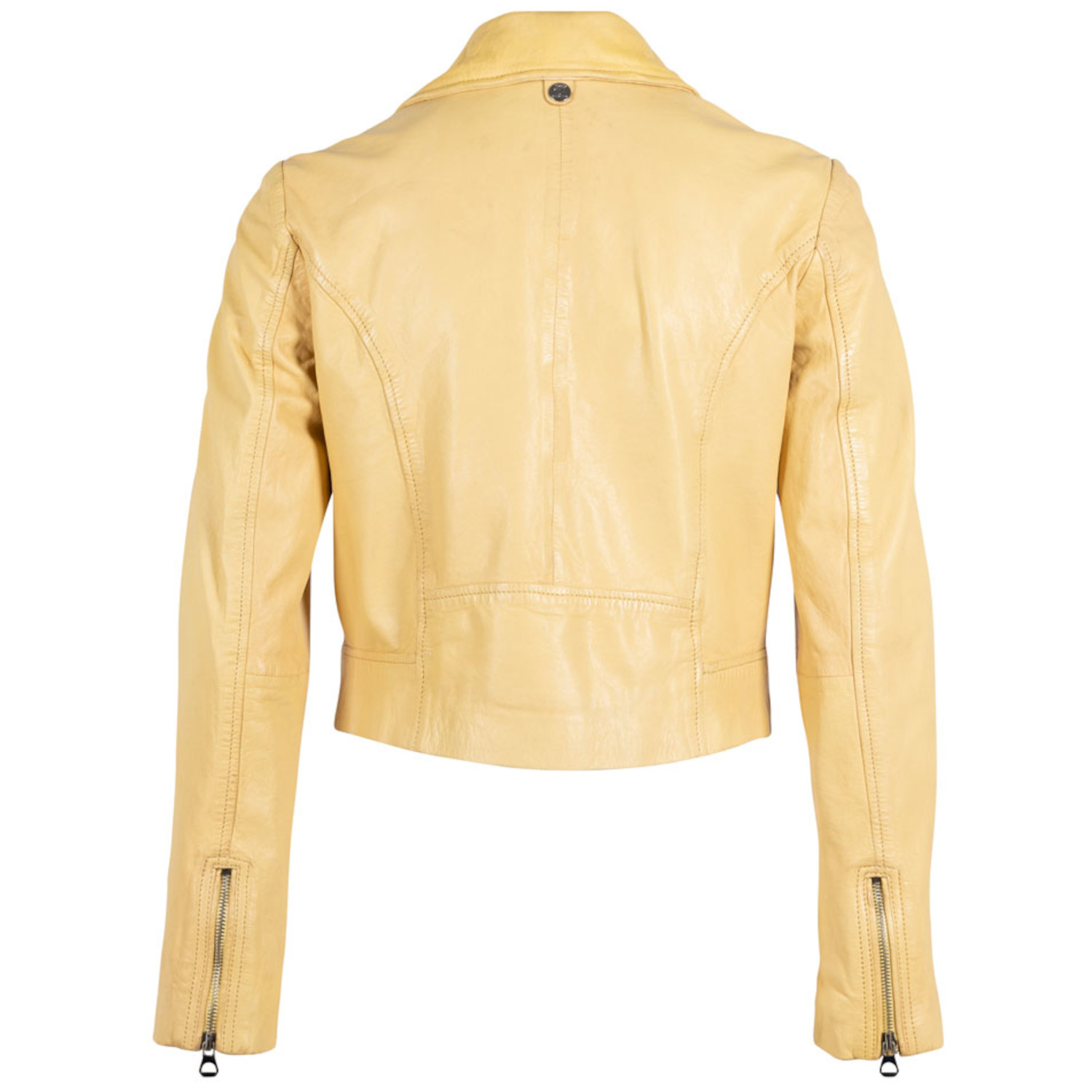 Geaca de Piele Dama Gipsy Galben Deschis GWJella – Geci de Piele Geaca de Piele Dama Gipsy Galben Deschis GWJella – Geci de Piele