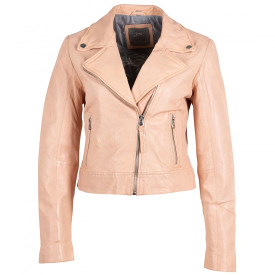 Geaca de Piele Dama Gipsy Roz Piersica GWJella