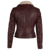 Geaca de Iarna din Piele Dama Gipsy Bordo GWJenja – Black Friday Geaca de Iarna din Piele Dama Gipsy Bordo GWJenja – Black Friday
