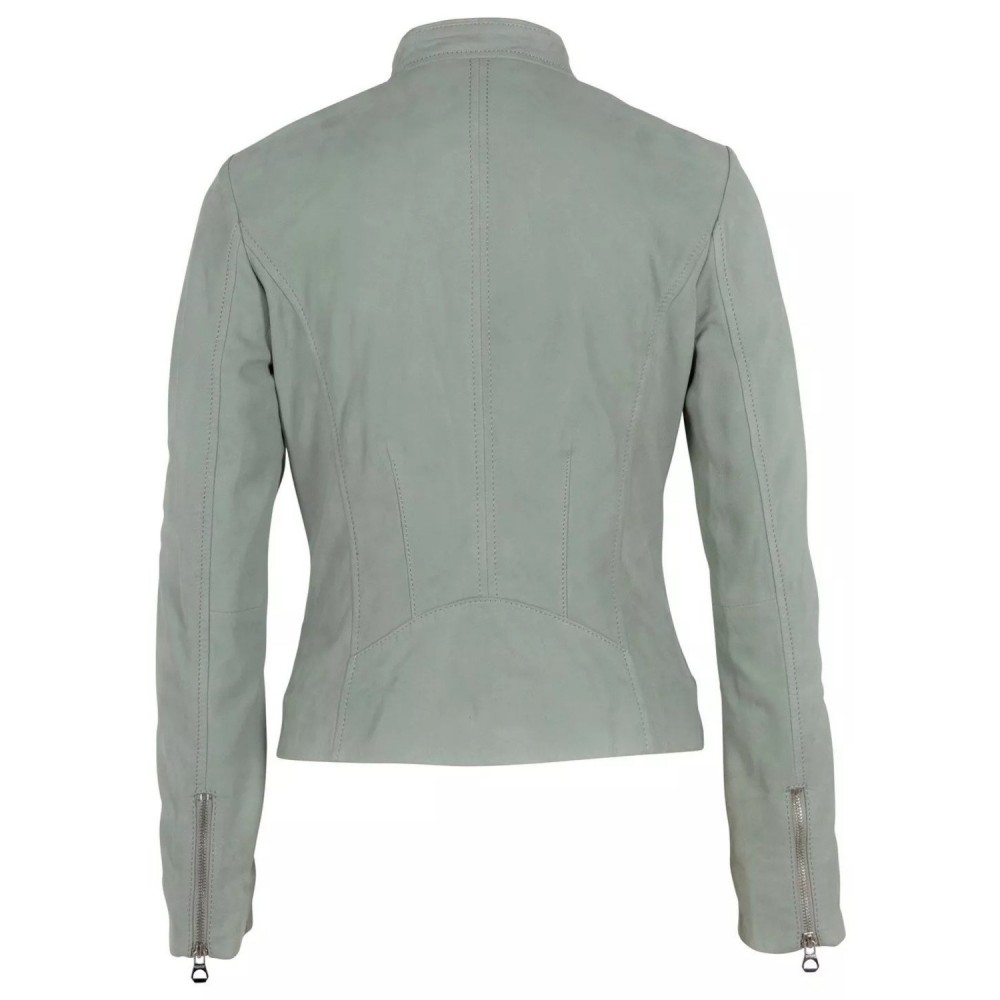 Geaca de Piele Dama Gipsy Verde Menta GWJennet Geaca de Piele Dama Gipsy Verde Menta GWJennet - readytowear.ro