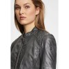 Geaca de Piele Dama Gipsy Gri GWJetti Geaca de Piele Dama Gipsy Gri GWJetti - readytowear.ro