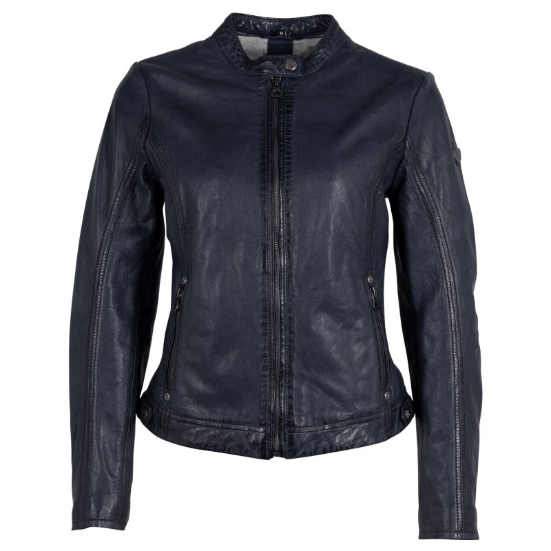 Geaca de Piele Dama Gipsy Bleumarin GWJoanne – IMBRACAMINTE