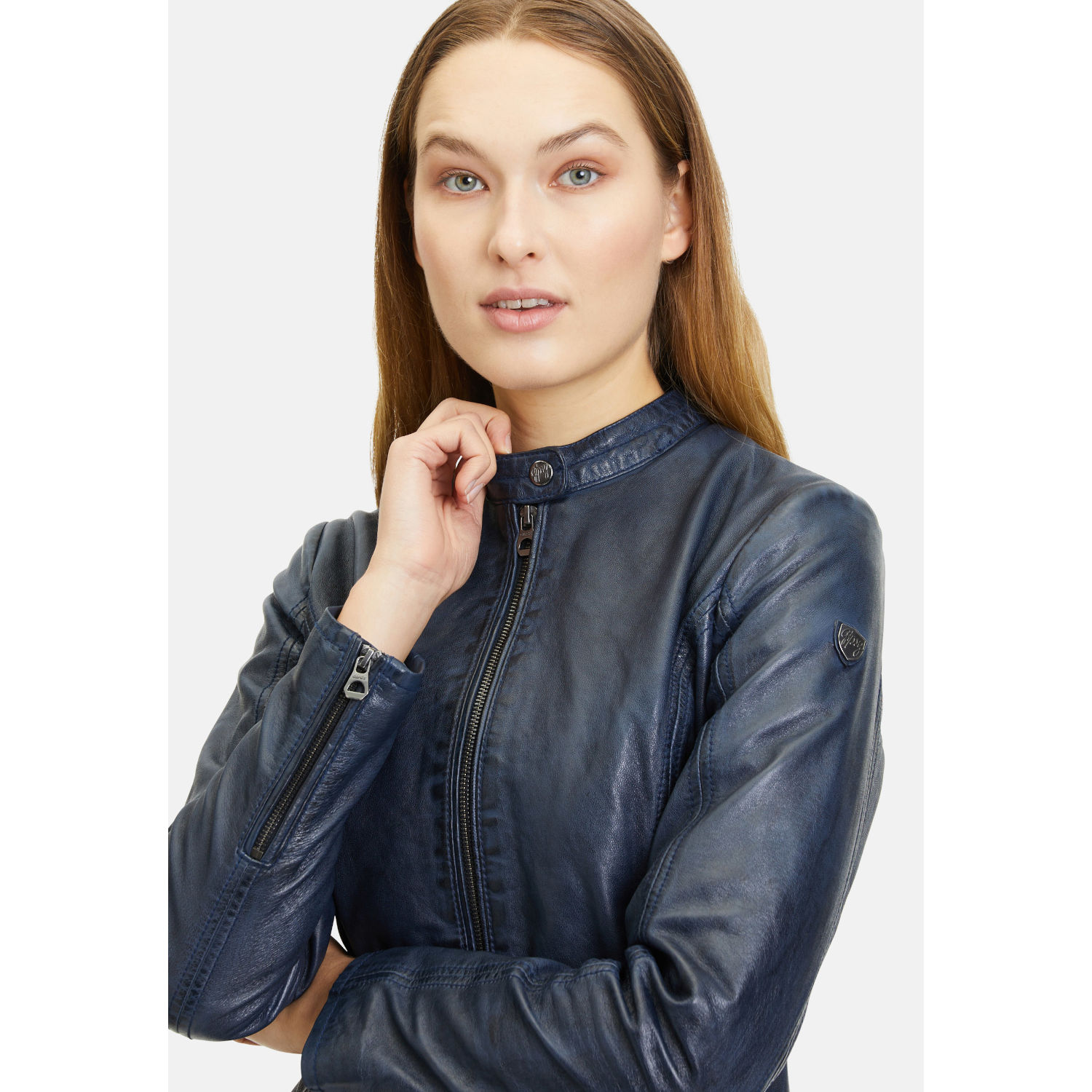 Geaca de Piele Dama Gipsy Bleumarin GWJoanne – IMBRACAMINTE Geaca de Piele Dama Gipsy Bleumarin GWJoanne – IMBRACAMINTE