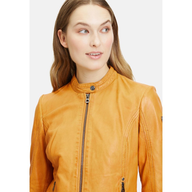 Geaca de Piele Dama Gipsy Galben Mustar GWJoanne – IMBRACAMINTE Geaca de Piele Dama Gipsy Galben Mustar GWJoanne – IMBRACAMINTE