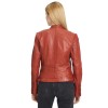 Geaca de Piele Dama Gipsy Portocaliu Inchis GWJoanne – IMBRACAMINTE