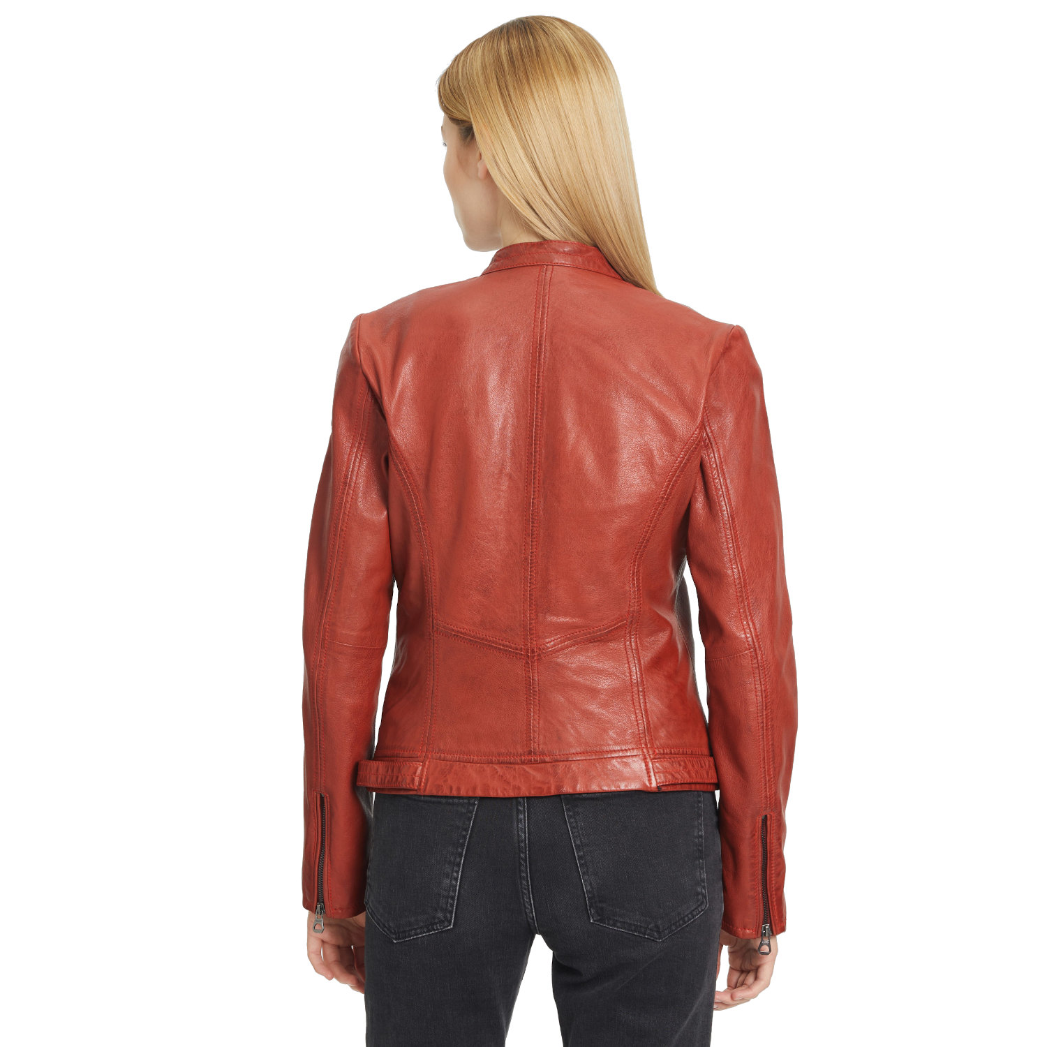 Geaca de Piele Dama Gipsy Portocaliu Inchis GWJoanne – IMBRACAMINTE Geaca de Piele Dama Gipsy Portocaliu Inchis GWJoanne – IMBRACAMINTE