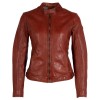 Geaca de Piele Dama Gipsy Portocaliu Inchis GWJoanne – IMBRACAMINTE