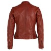 Geaca de Piele Dama Gipsy Portocaliu Inchis GWJoanne – IMBRACAMINTE