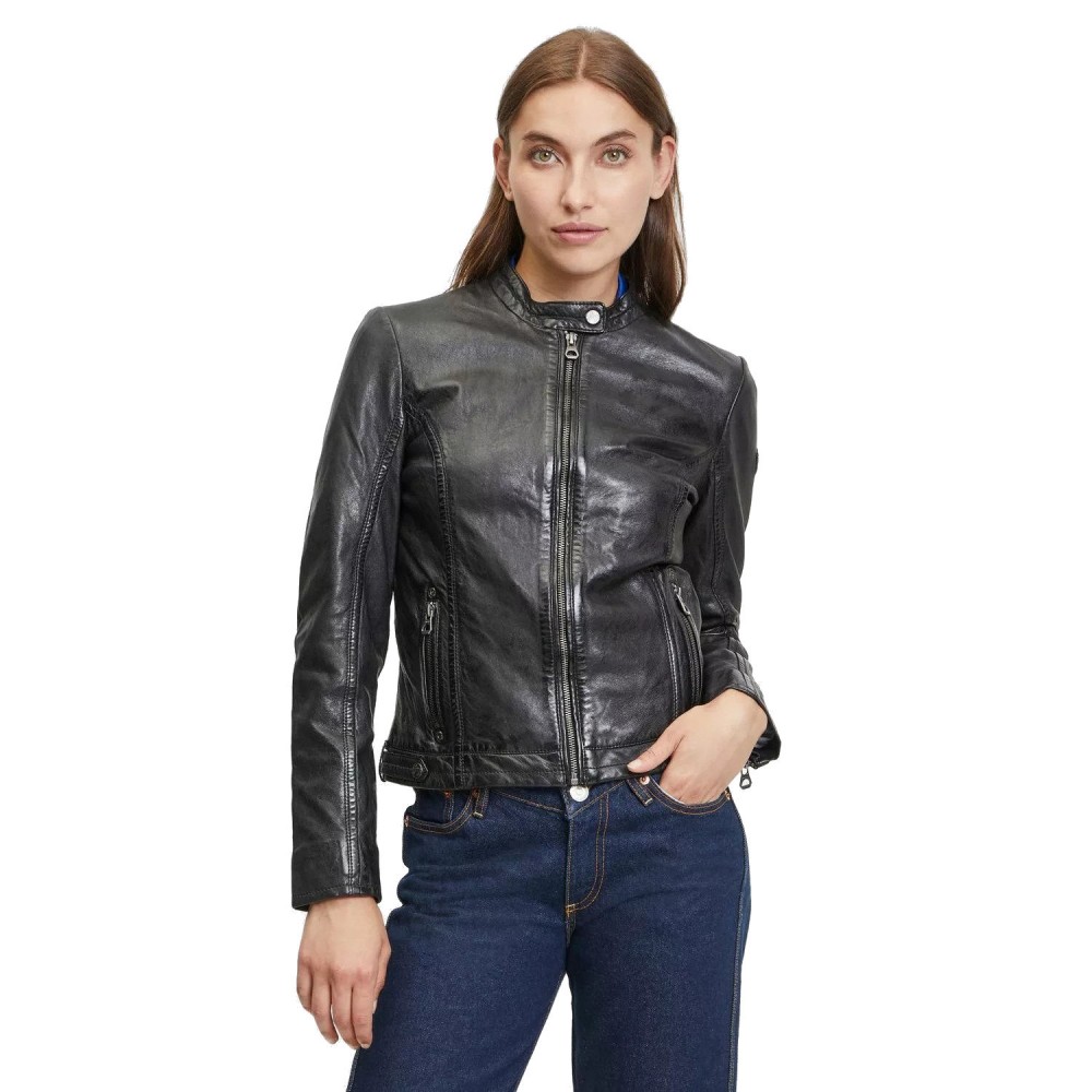 Geaca de Piele Dama Gipsy Neagra GWJollie Geaca de Piele Dama Gipsy Neagra GWJollie - readytowear.ro