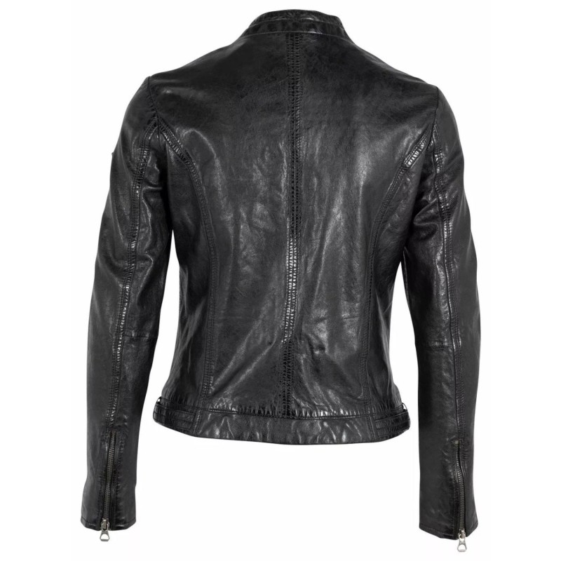 Geaca de Piele Dama Gipsy Neagra GWJollie – IMBRACAMINTE Geaca de Piele Dama Gipsy Neagra GWJollie – IMBRACAMINTE