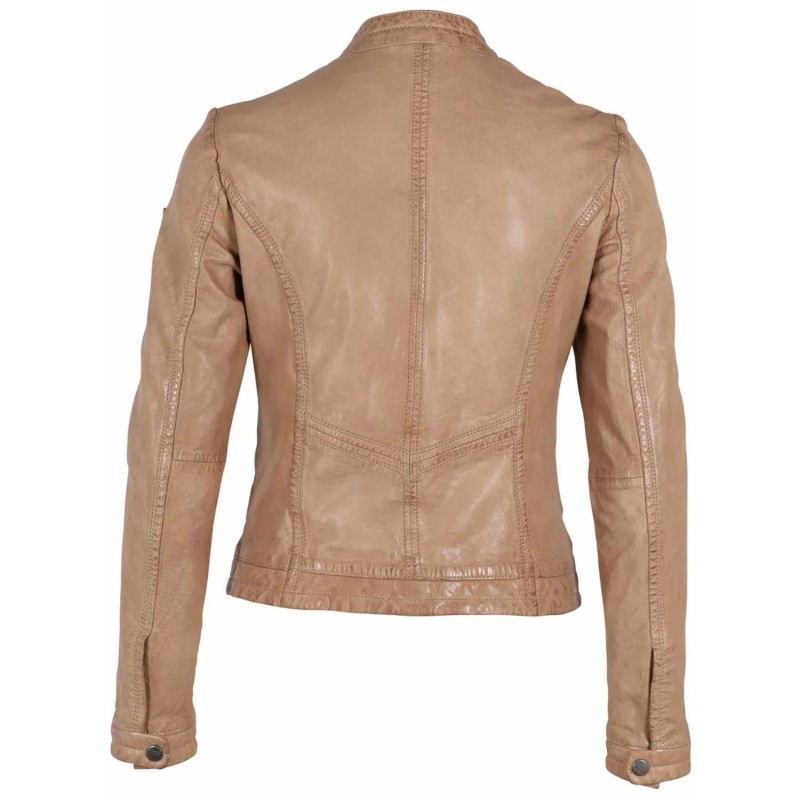 Geaca de Piele Dama Gipsy Bej Deschis GWJosie – IMBRACAMINTE Geaca de Piele Dama Gipsy Bej Deschis GWJosie – IMBRACAMINTE