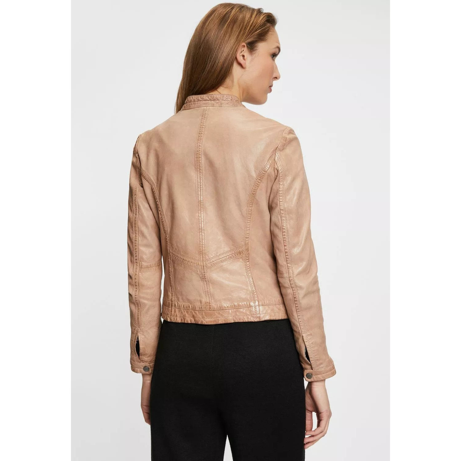 Geaca de Piele Dama Gipsy Bej Deschis GWJosie – Black Friday