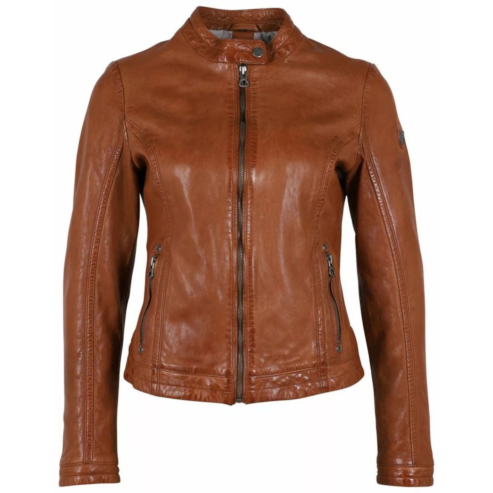 Geaca de Piele Dama Gipsy Coniac GWJosie Geaca de Piele Dama Gipsy Coniac GWJosie - readytowear.ro