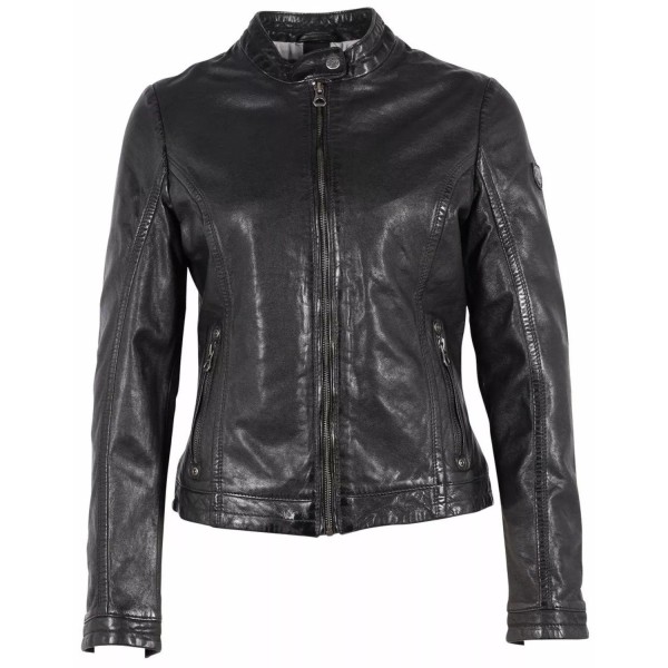 Geaca de Piele Dama Gipsy Neagra GWJosie – IMBRACAMINTE — fotografia 1