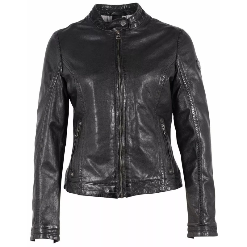 Geaca de Piele Dama Gipsy Neagra GWJosie – IMBRACAMINTE