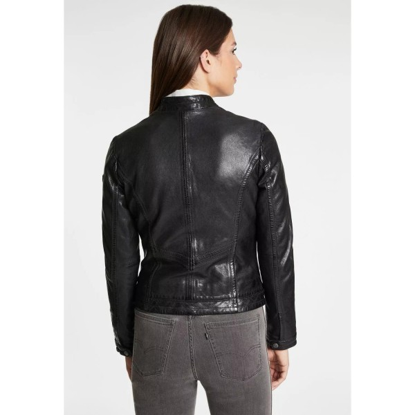 Geaca de Piele Dama Gipsy Neagra GWJosie – IMBRACAMINTE — fotografia 5