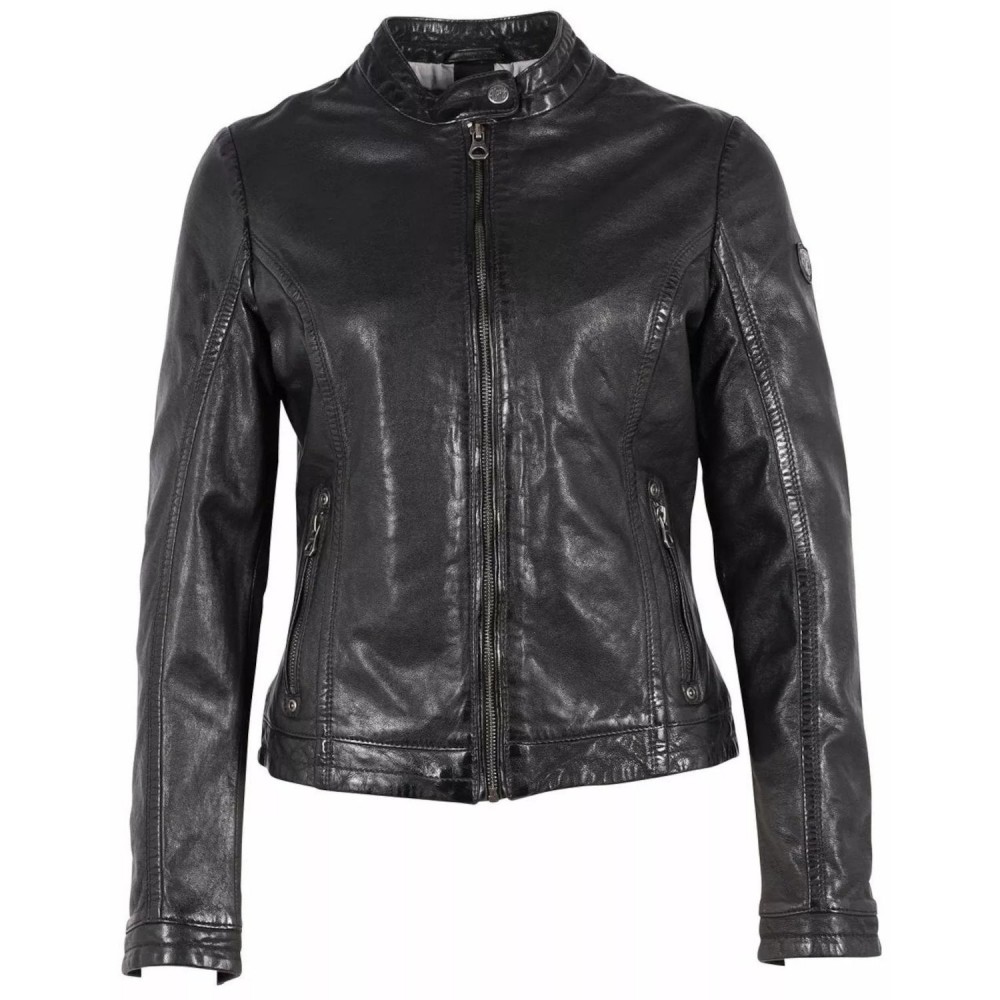 Geaca de Piele Dama Gipsy Neagra GWJosie Geaca de Piele Dama Gipsy Neagra GWJosie - readytowear