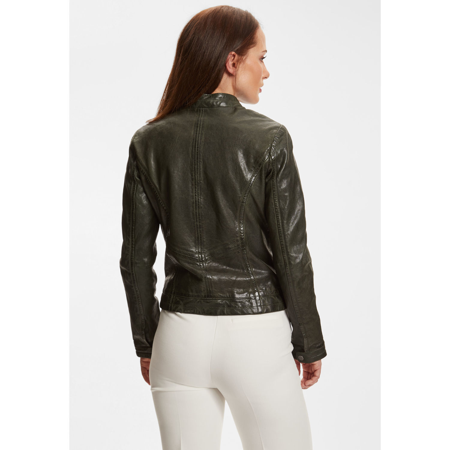 Geaca de Piele Dama Gipsy Verde GWJosie – IMBRACAMINTE Geaca de Piele Dama Gipsy Verde GWJosie – IMBRACAMINTE