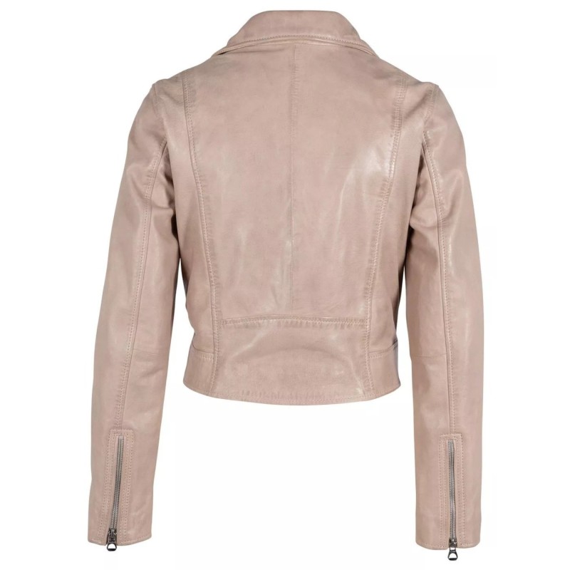 Geaca de Piele Dama Gipsy Bej GWJulene – Black Friday