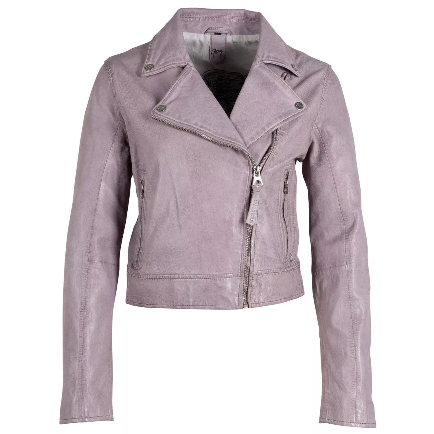 Geaca de Piele Dama Gipsy Mov Lavanda GWJulene – Black Friday