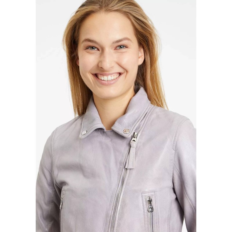 Geaca de Piele Dama Gipsy Mov Lavanda GWJulene – Black Friday