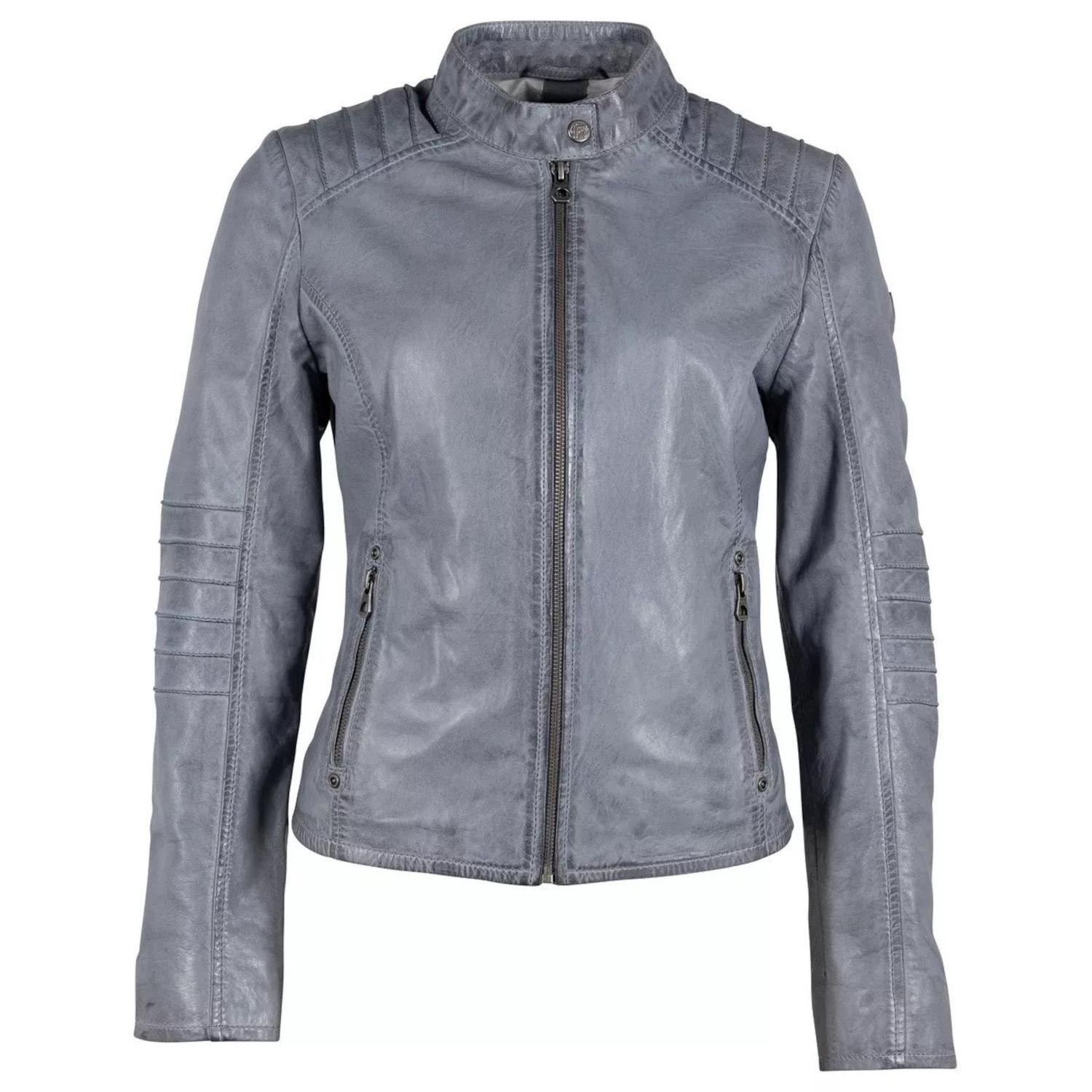 Geaca de Piele Dama Gipsy Albastru Prafuit GWJunifer – Black Friday Geaca de Piele Dama Gipsy Albastru Prafuit GWJunifer – Black Friday