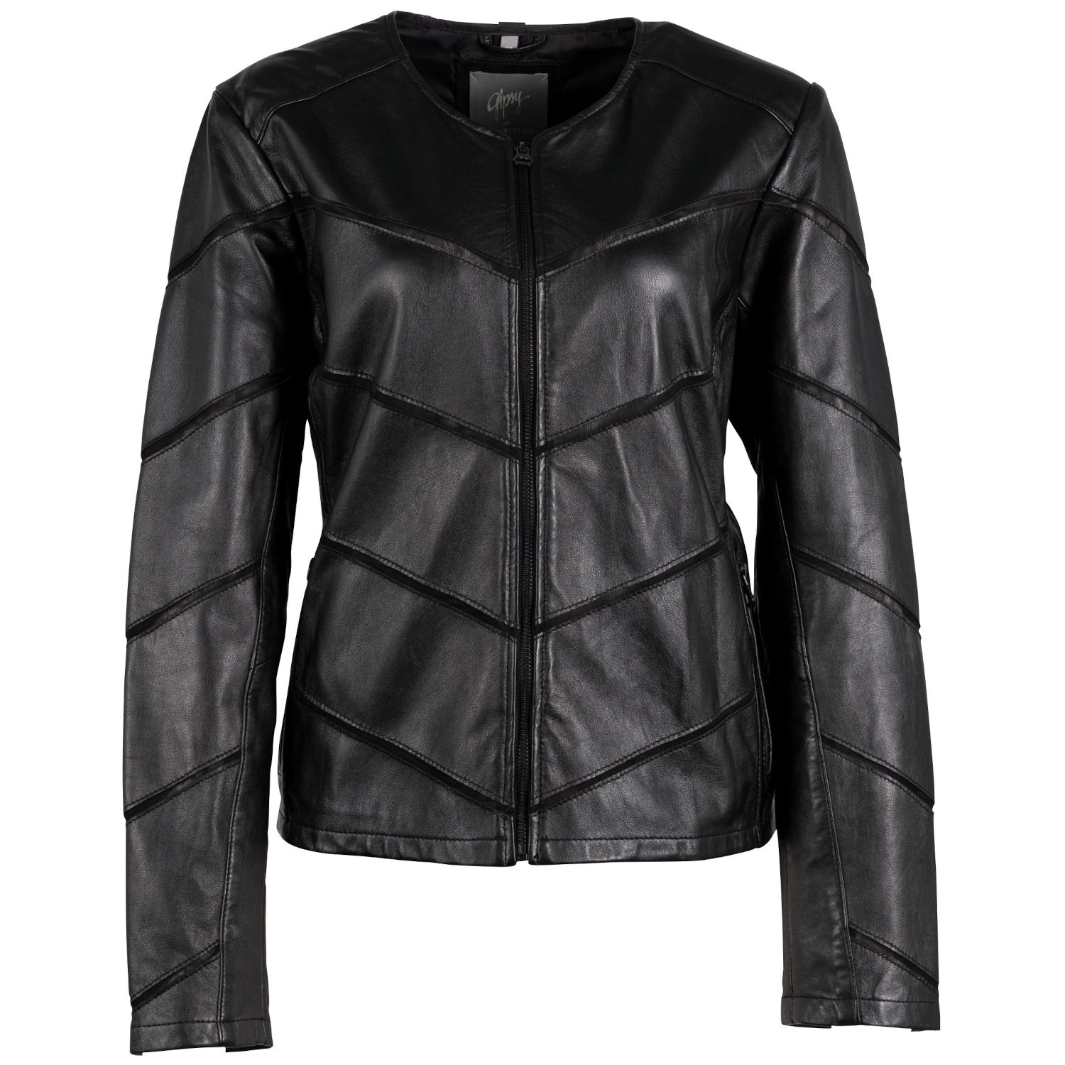 Geaca de Piele Dama Gipsy Neagra GWJytte – Geci de Piele