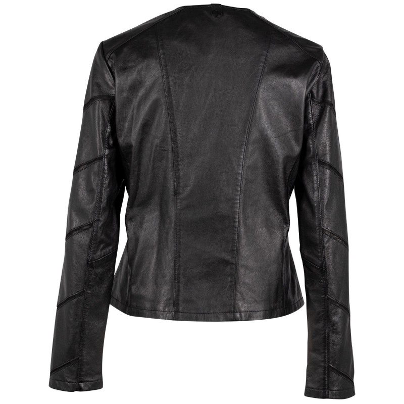 Geaca de Piele Dama Gipsy Neagra GWJytte – Geci de Piele Geaca de Piele Dama Gipsy Neagra GWJytte – Geci de Piele