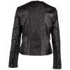 Geaca de Piele Dama Gipsy Neagra GWJytte – Geci de Piele