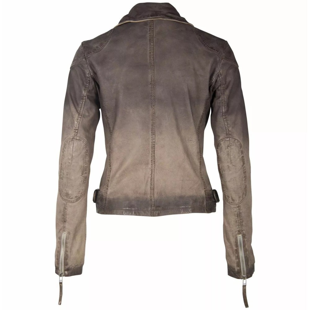 Geaca de Piele Dama Gipsy Gri GWKandy LAMOV Geaca de Piele Dama Gipsy Gri GWKandy LAMOV - readytowear.ro