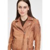 Geaca de Piele Dama Gipsy Camel GWKandy S22 LAMOV Geaca de Piele Dama Gipsy Camel GWKandy S22 LAMOV - readytowear.ro