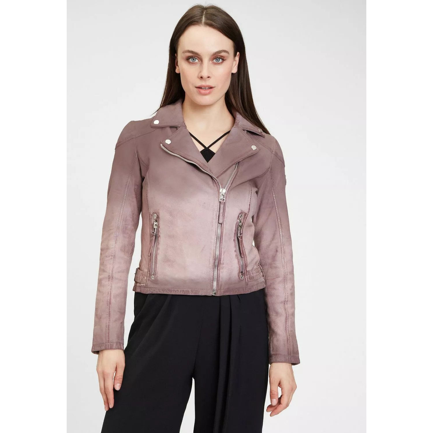 Geaca de Piele Dama Gipsy Mov GWKandy S22 LAMOV – IMBRACAMINTE