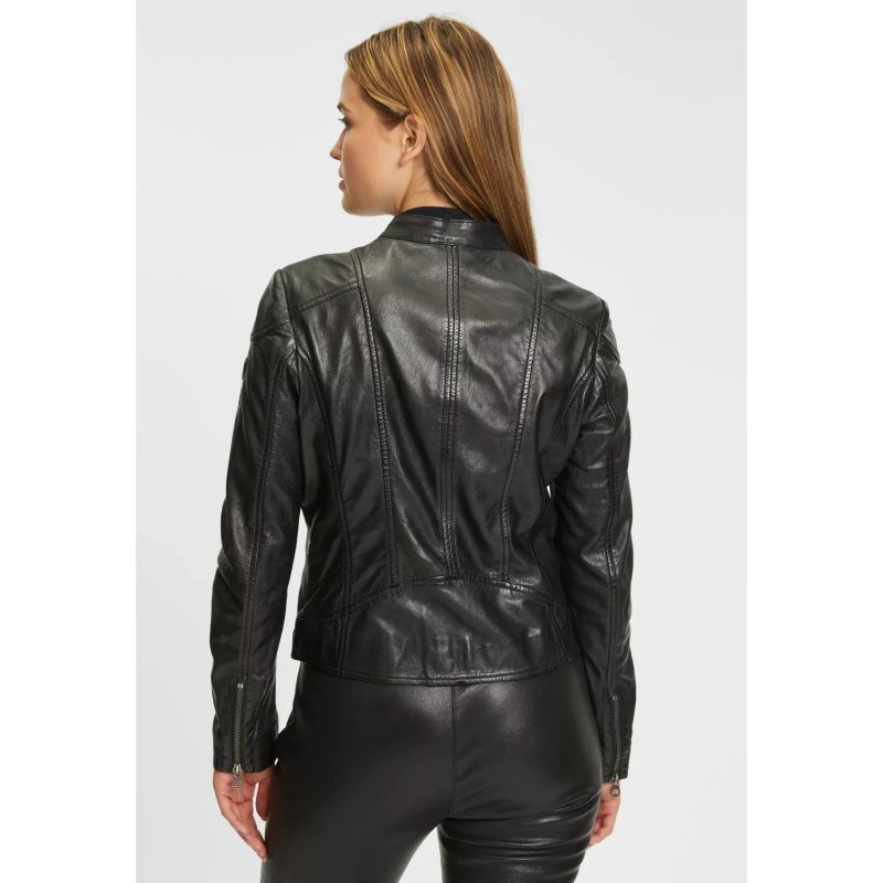 Geaca de Piele Dama Gipsy Neagra GWKeili – Black Friday