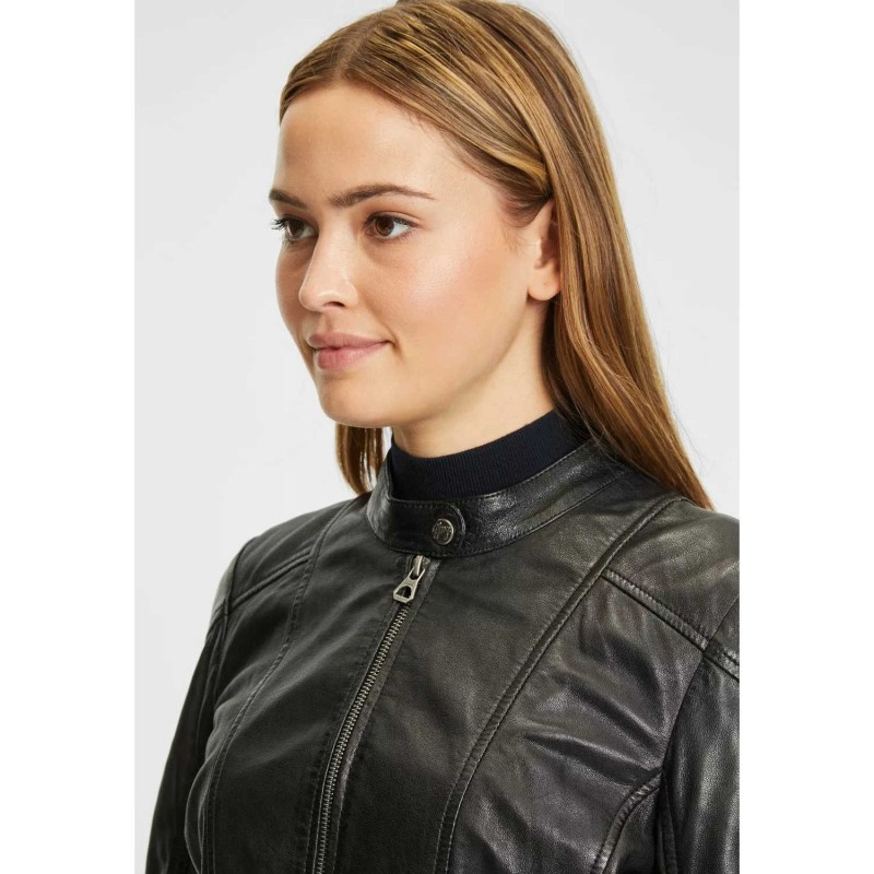 Geaca de Piele Dama Gipsy Neagra GWKeili – Black Friday