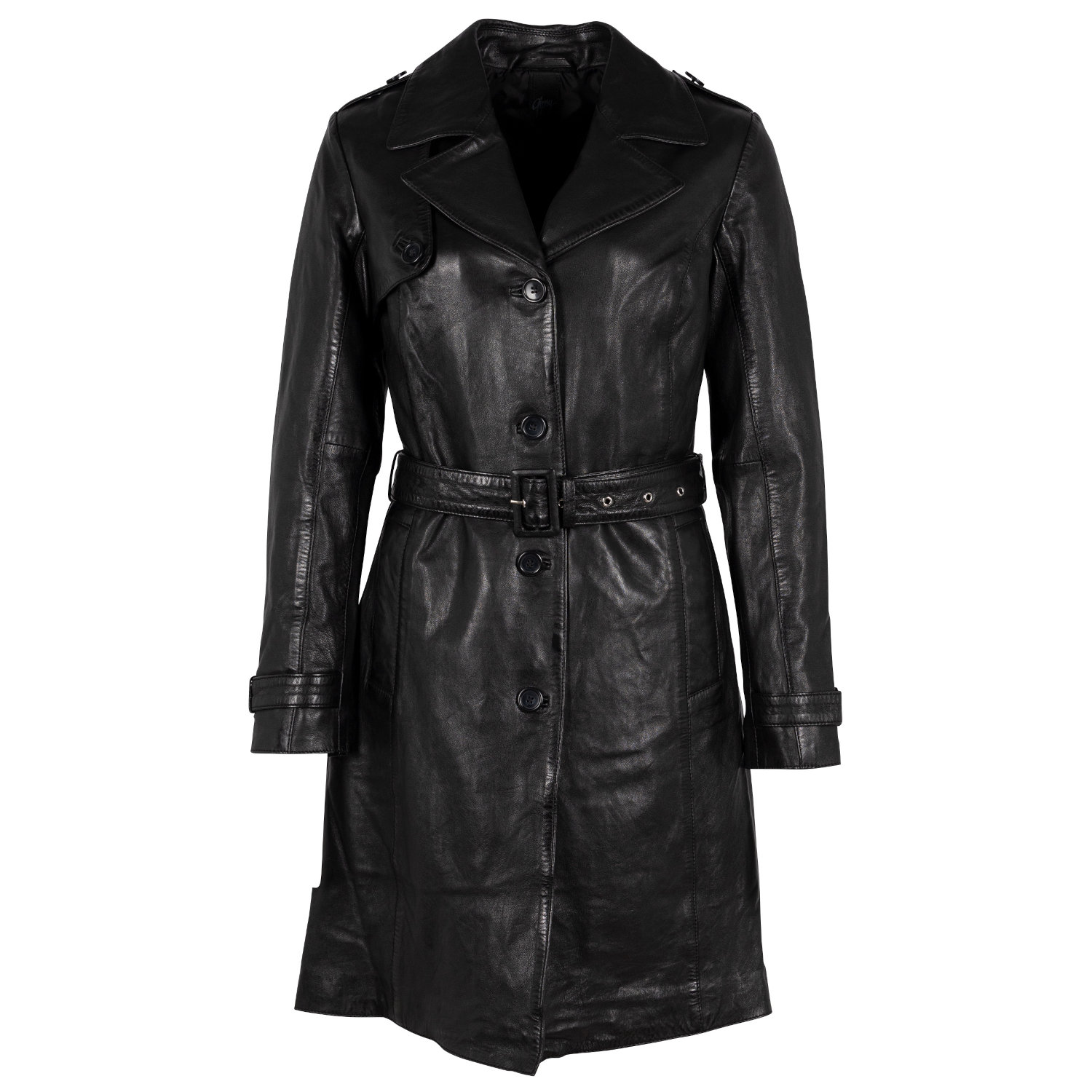 Geaca Lunga de Piele Dama Gipsy Neagra GWLaily – IMBRACAMINTE