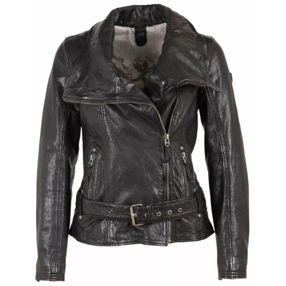 Geaca de Piele Dama Gipsy Neagra GWLegra Geaca de Piele Dama Gipsy Neagra GWLegra - readytowear.ro