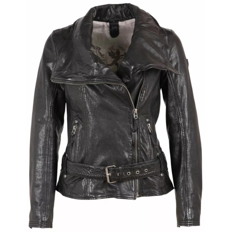 Geaca de Piele Dama Gipsy Neagra GWLegra – IMBRACAMINTE