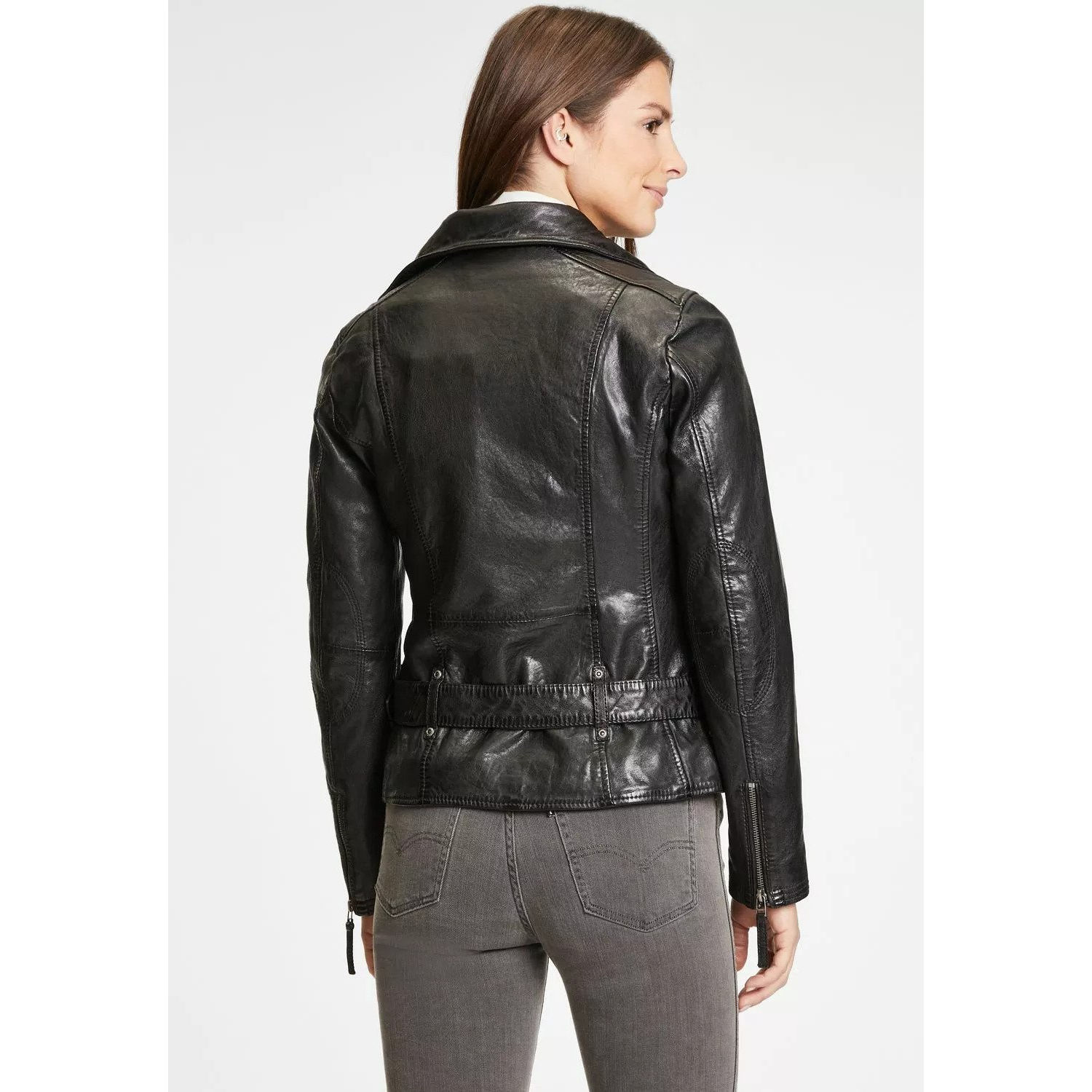 Geaca de Piele Dama Gipsy Neagra GWLegra – IMBRACAMINTE