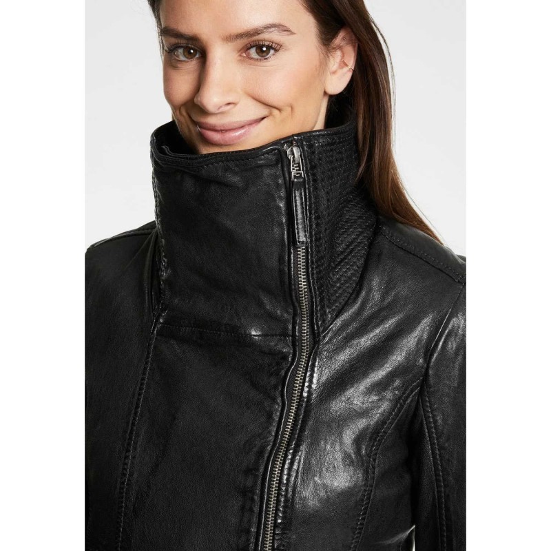 Geaca de Piele Dama Gipsy Neagra GWLegra – IMBRACAMINTE