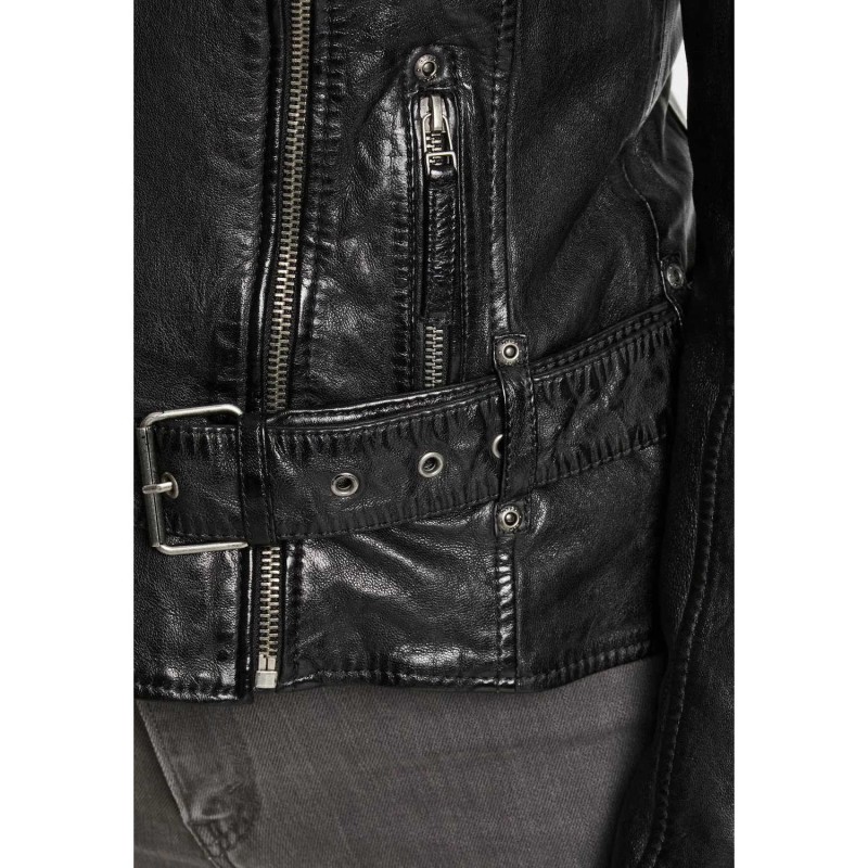 Geaca de Piele Dama Gipsy Neagra GWLegra – IMBRACAMINTE